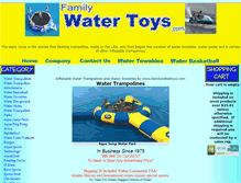 Tablet Screenshot of familywatertoys.com